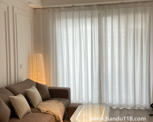 客廳不裝窗簾只裝紗好看嗎(選購(gòu)窗簾小技巧)(圖2) 客廳不裝窗簾只裝紗好看嗎2